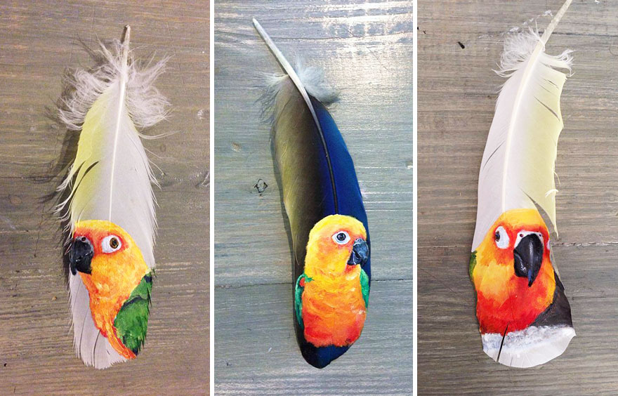 oil-acrylic-paintings-parrot-feathers-jamie-homeister-14