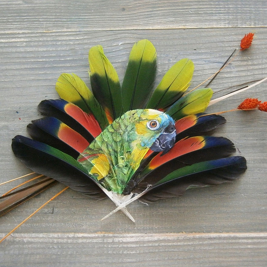 oil-acrylic-paintings-parrot-feathers-jamie-homeister-23