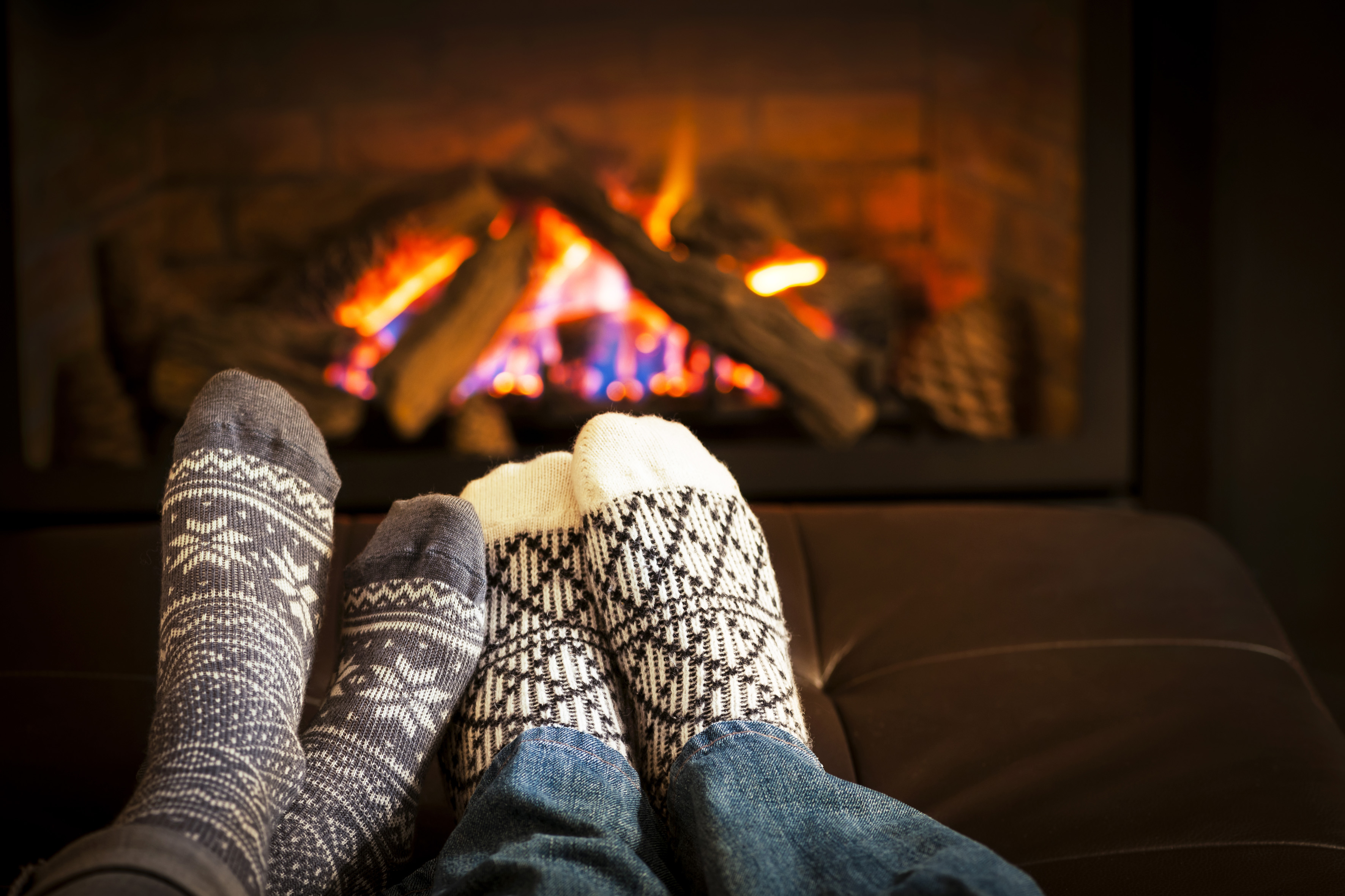 3. Winter Chills & Cozy Cuddles At The Fireplace