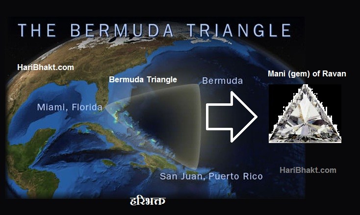 Lord Hanuman created the Bermuda Triangle