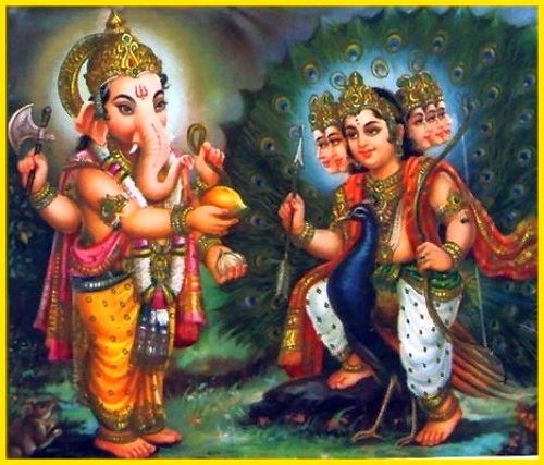 Worshiping of Lord ganesha before the commencement of any good work