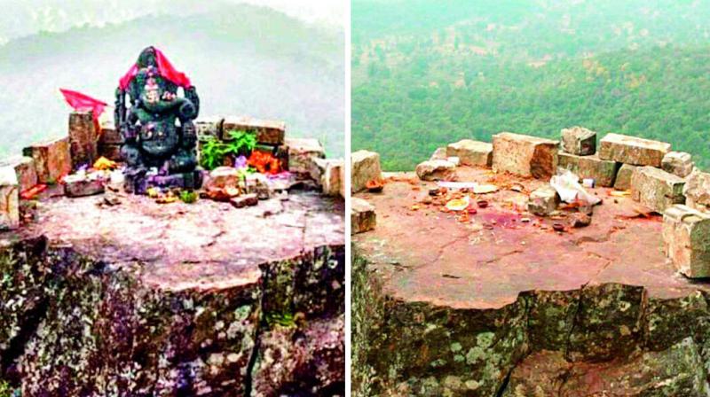 ganesha Idol at 13000 feet