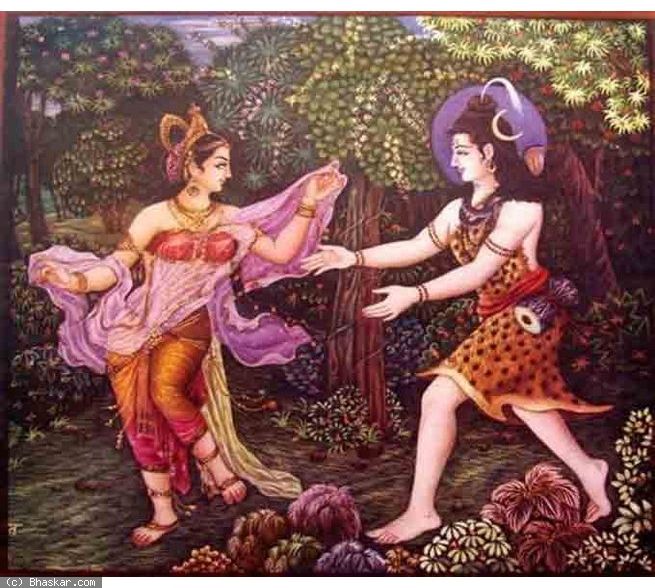 Shiva and Mohini