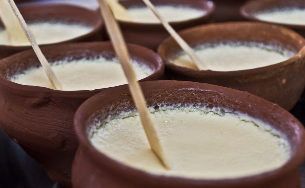Having Curd Before Leaving
