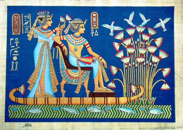 Blue Lotus - Ancient Egypt Art
